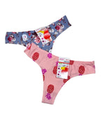 Thongs Low Coverage Low Waist Printes S-XL 17/07/26
