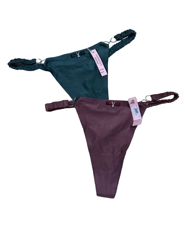 Thongs Low Coverage Low Waist Solid S-L 17/07/26
