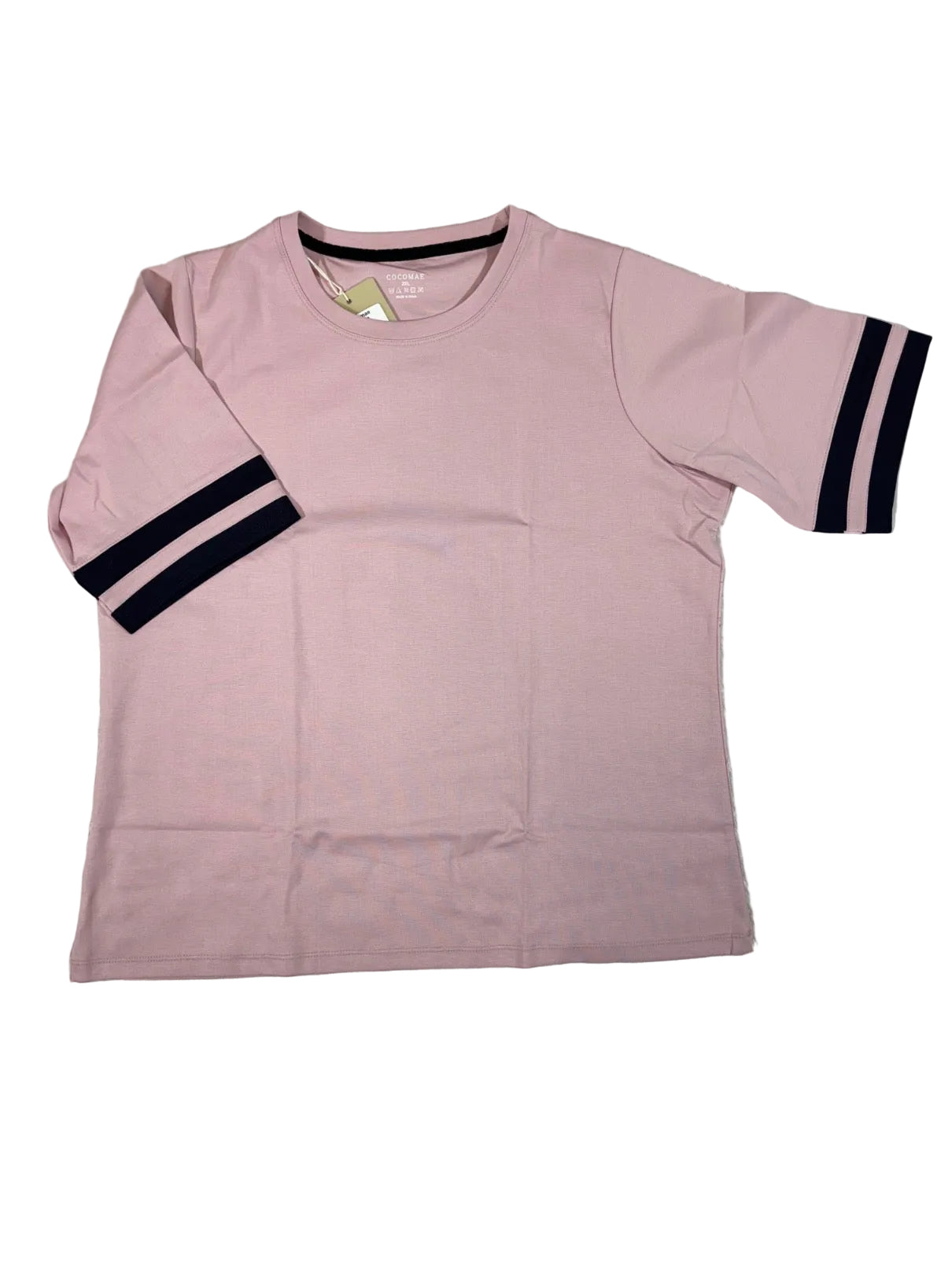 Cocomae Coordset Half Sleeves Tshirt Pyjama Full Length Solid M-3XL 23/07/26