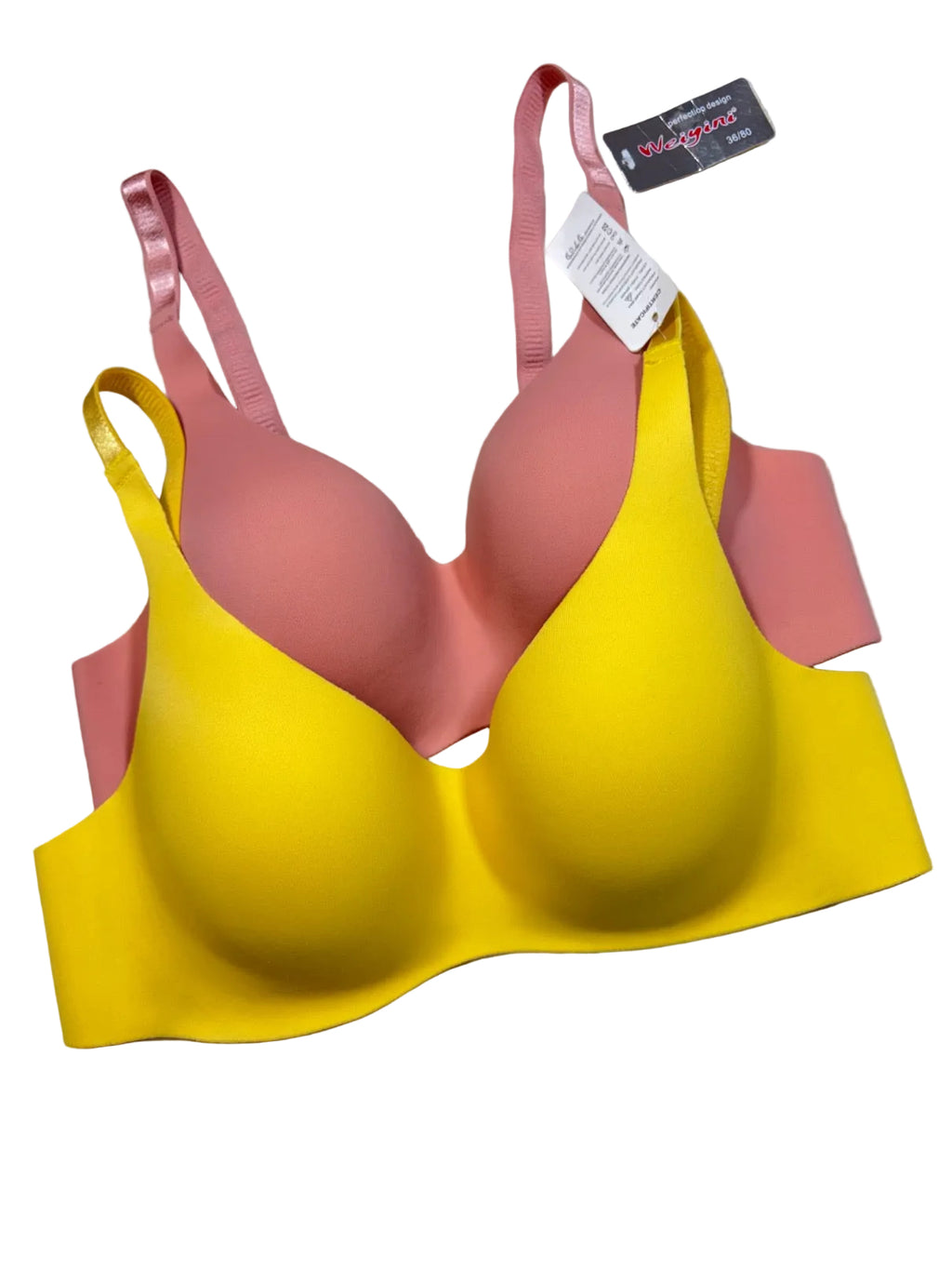 Seamless Bra Full Coverage Padded Non Wired Solid 32-38 25/07/26