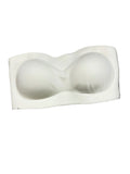 Tube Bra Strapless Padded Non Wired Solid S-XL 27/07/26