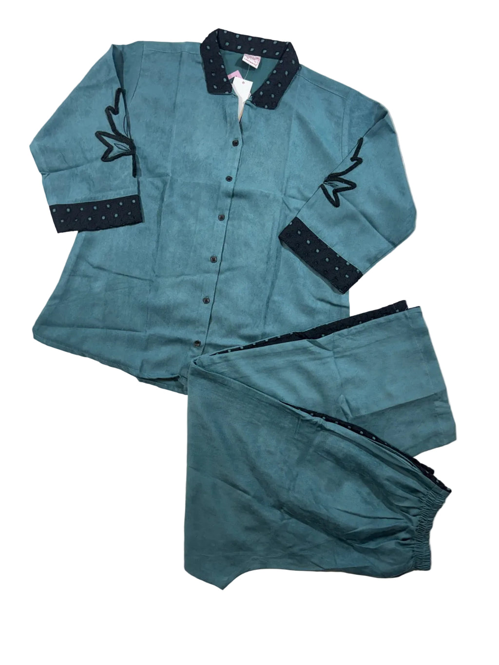 Lady Beauty Coord Sets Shirt 3/4 Sleeves Full Length Pant Solid M-3XL,5XL 29/07/26