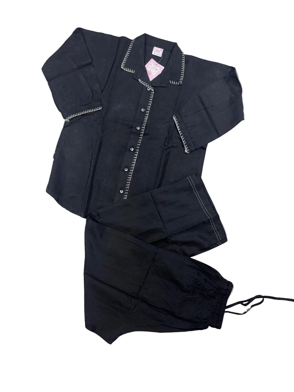 Lady Beauty Coord Sets Shirt 3/4 Sleeves Full Length Pant Solid M-3XL,5XL 29/07/26
