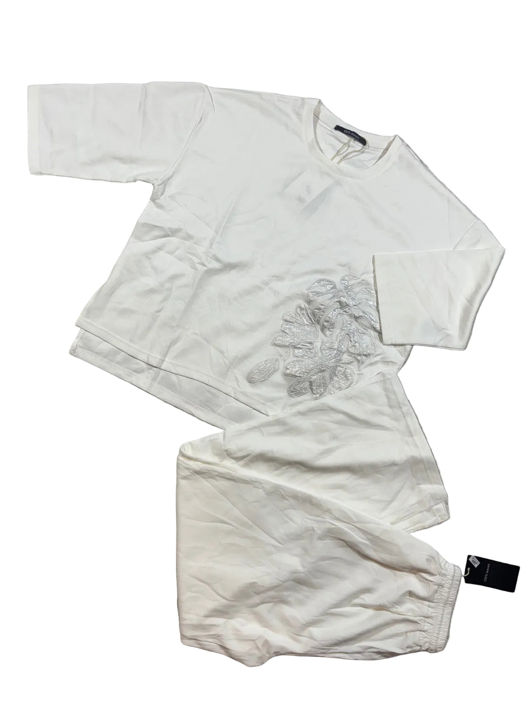 Coord Sets TShirt 3/4 Sleeves Full Length Pant Solid M-3XL,5XL 29/07/26
