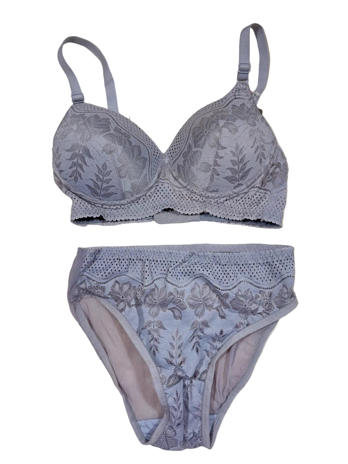 Squinch Tshirt Bra Set Full Coverage Padded Non Wired Hipster High Waist 32-40 B/C/D 30/07/26