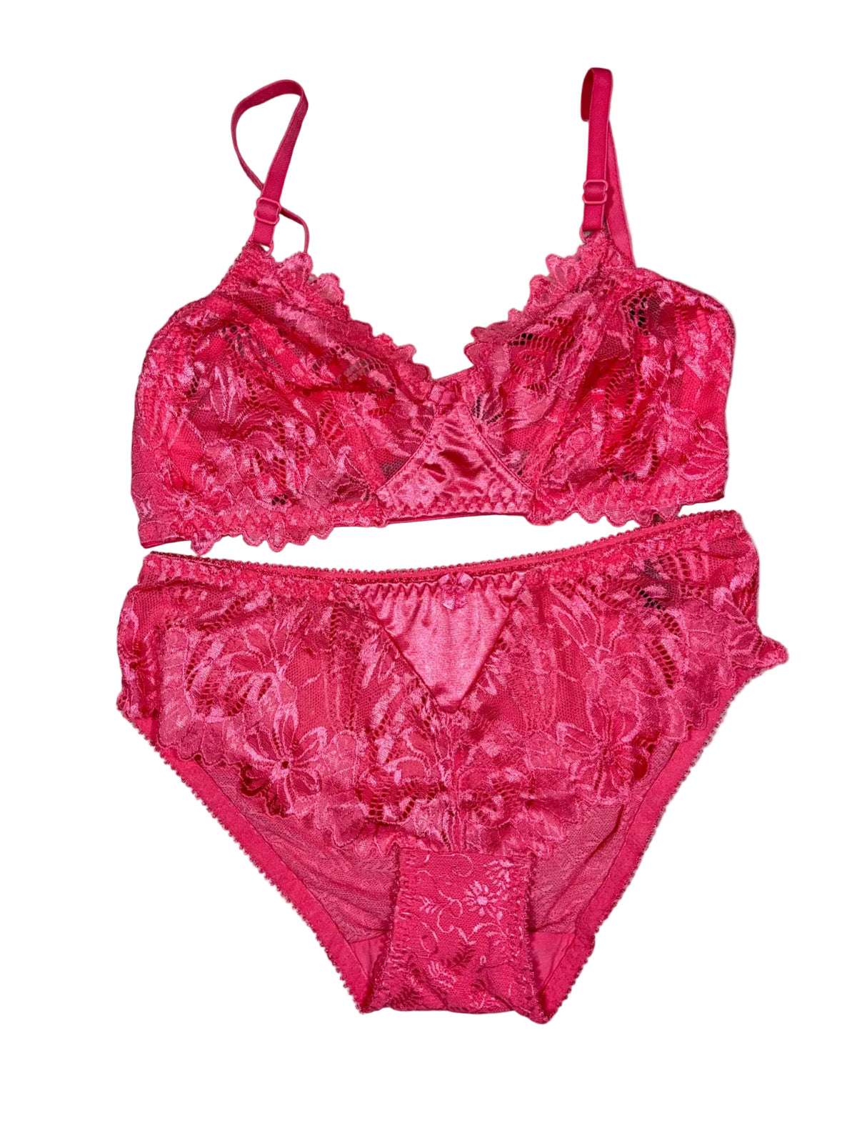 Alies Tshirt Bra Set Full Coverage Non Padded Non Wired Hipster High Waist S-3XL 30/07/26