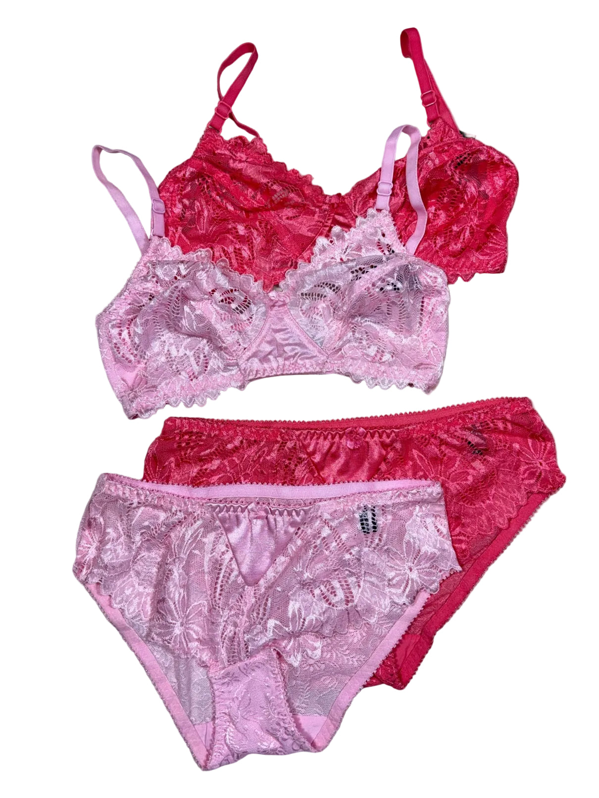 Alies Tshirt Bra Set Full Coverage Non Padded Non Wired Hipster High Waist S-3XL 30/07/26