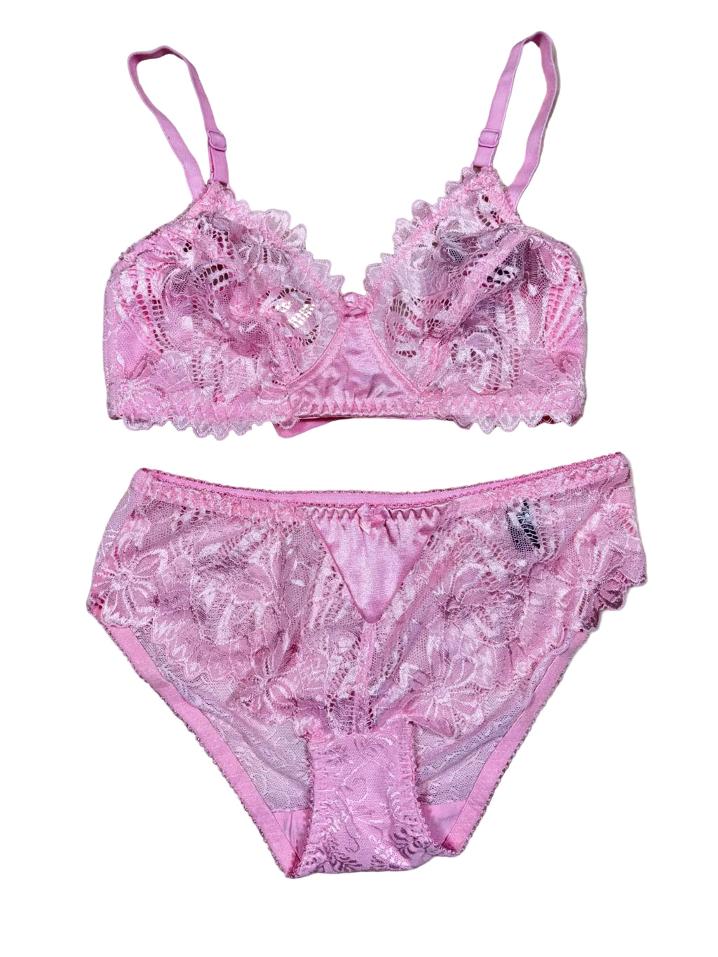 Alies Tshirt Bra Set Full Coverage Non Padded Non Wired Hipster High Waist S-3XL 30/07/26