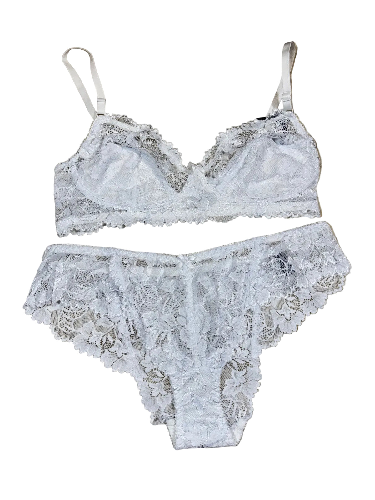 Alies Tshirt Bra Set Full Coverage Non Padded Non Wired Hipster High Waist S-3XL 30/07/26