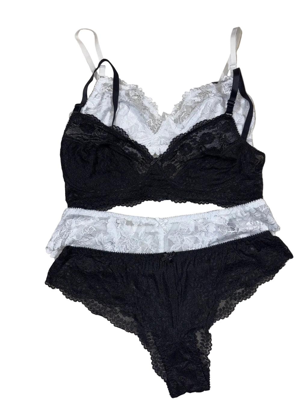 Alies Tshirt Bra Set Full Coverage Non Padded Non Wired Hipster High Waist S-3XL 30/07/26