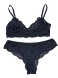 Alies Tshirt Bra Set Full Coverage Non Padded Non Wired Hipster High Waist S-3XL 30/07/26