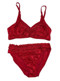 Scan Lingerie Tshirt Bra Set Full Coverage Non Padded Non Wired Hipster High Waist 32-40 B/C/D 30/07/26