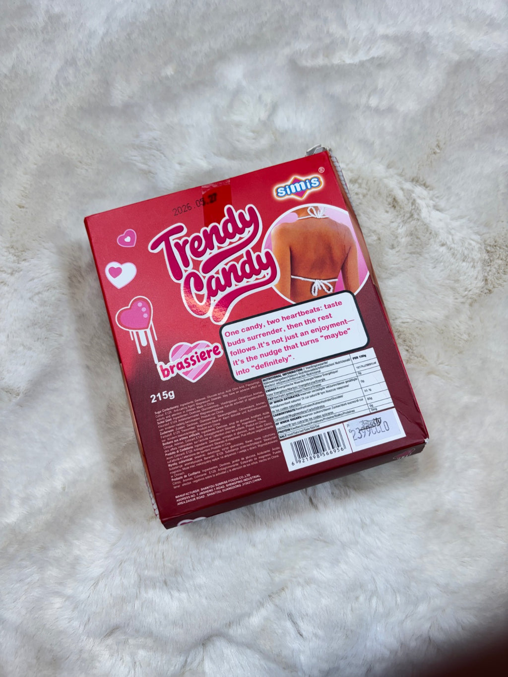 Candy Bra Edible 29/07/26