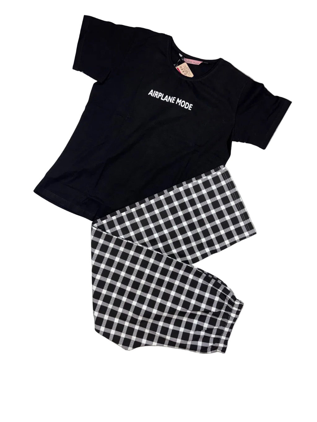 Velvet Nightsuit Tshirt Half Sleeves Pyjama Full Length Printed S-2XL 03/08/26