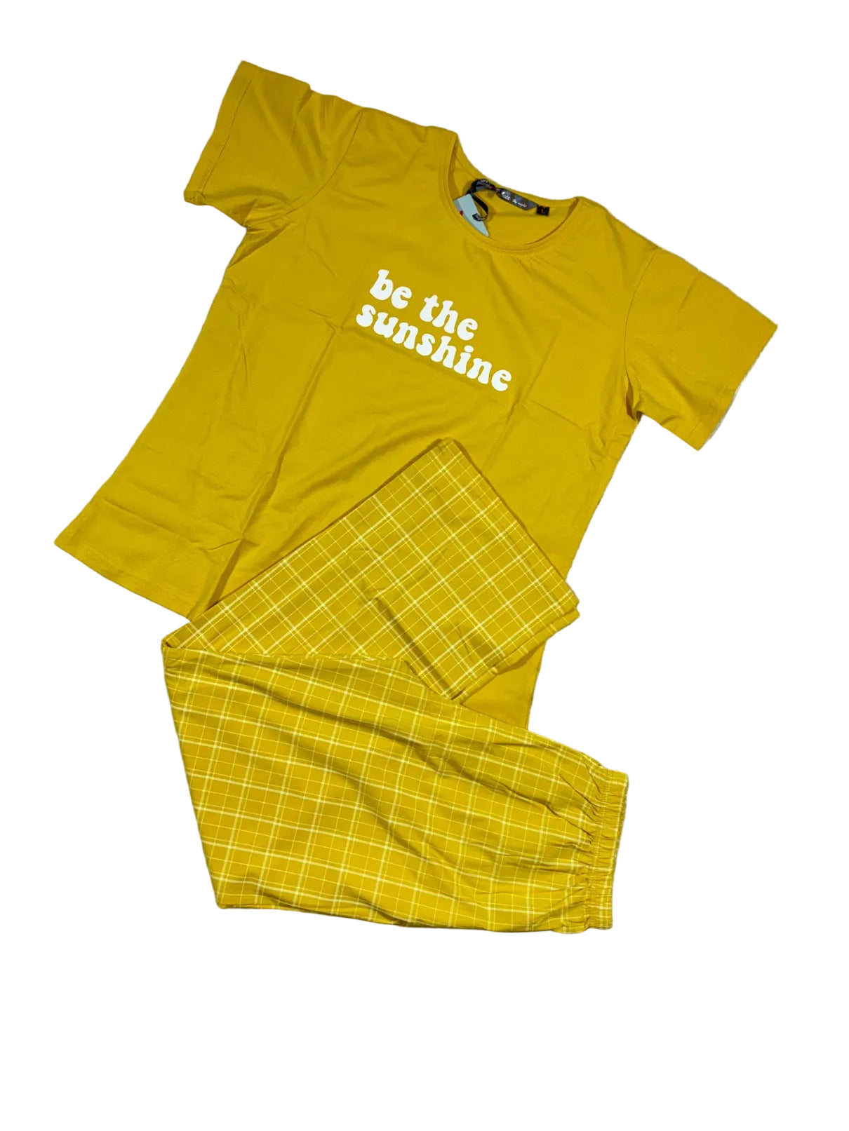 Velvet Nightsuit Tshirt Half Sleeves Pyjama Full Length Printed S-2XL 03/08/26
