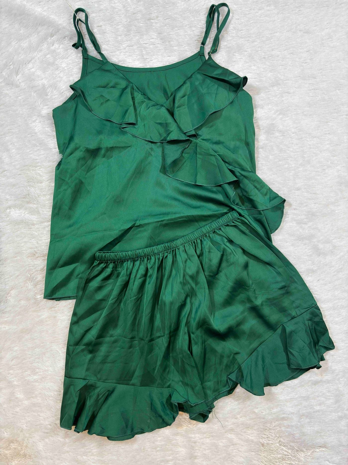 Two Piece Lingerie Shorts Solid S-XL 12/04/2026