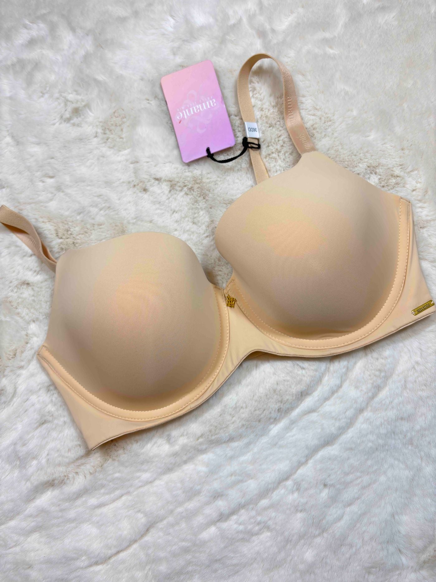 Amante Tshirt Bra Full Coverage Padded Wired Solid 32DD-40DD 19/04/26