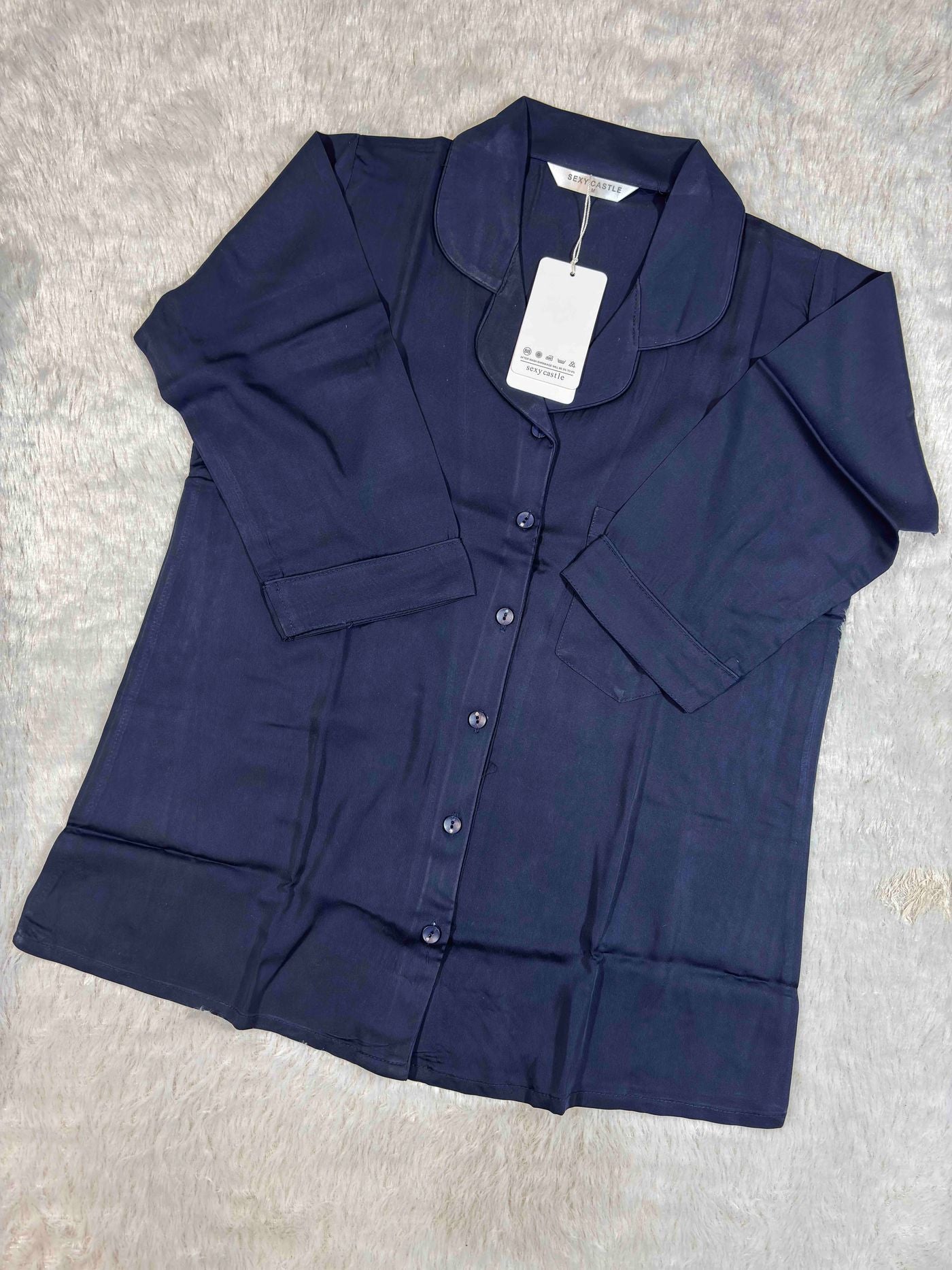 sexy-castle-nightsuit-3-4-sleeves-shirt-full-length-solid-m-2xl-01-04-26NAVY