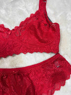 Alies Bra Panty Set Full Coverage Non Padded Non Wired Solid 21/02/26