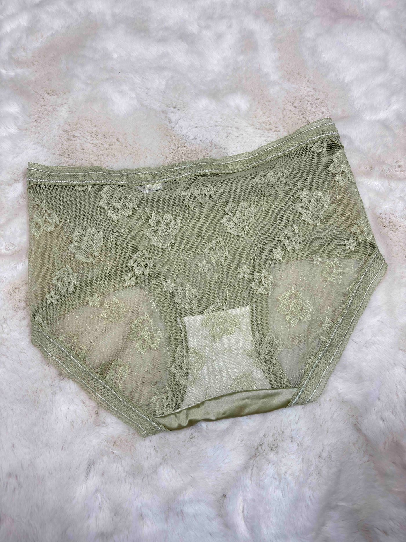 Lace Hipster Full Coverage High Waist Solid S-2XL 28/03/26