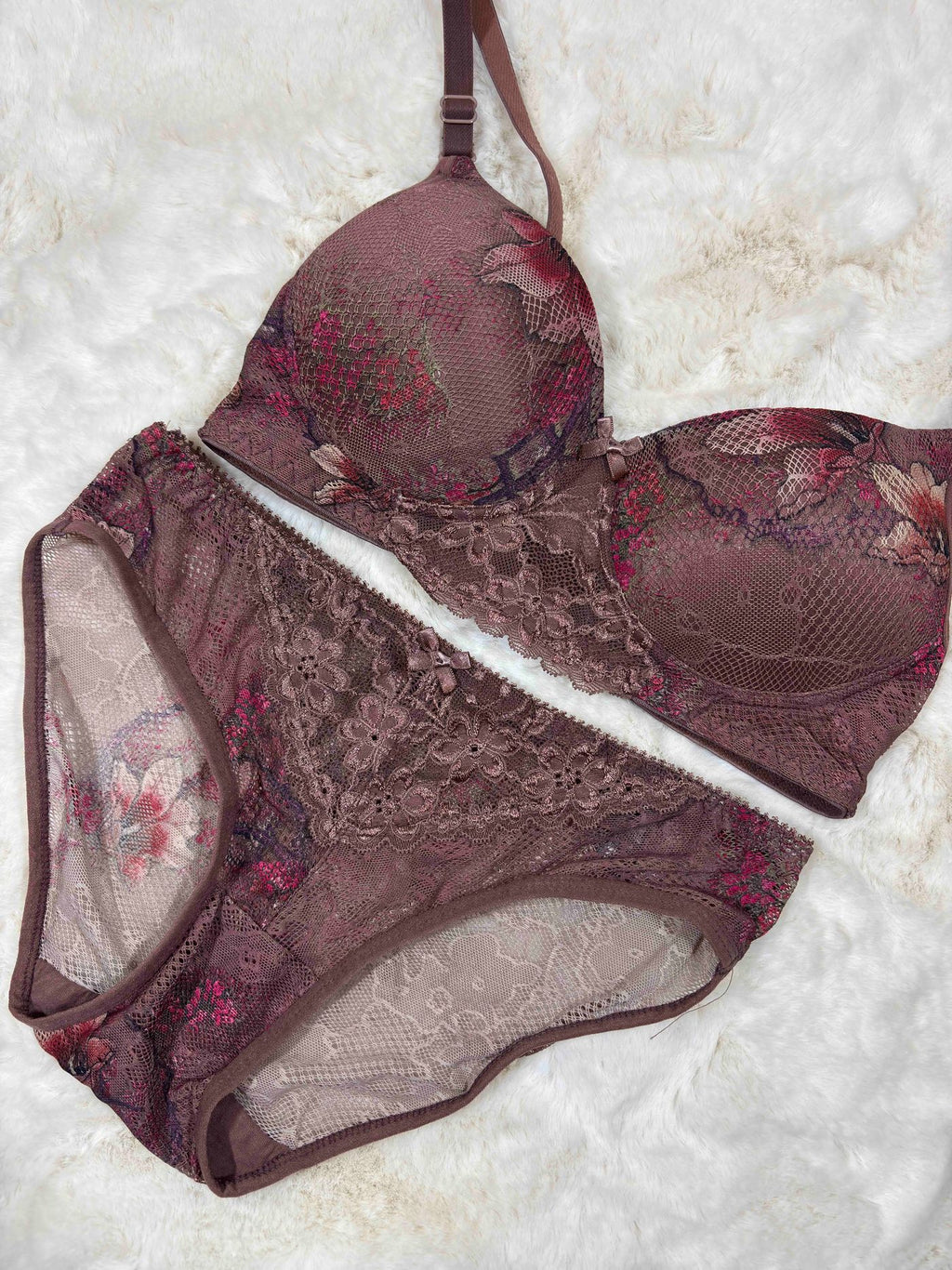 Alies Bra Panty Set Full Coverage Padded Non Wired High Waist Solid 32-40 AL 2184 17/01/26