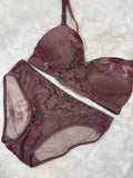 Alies Bra Panty Set Full Coverage Padded Non Wired High Waist Solid 32-40 AL 2184 17/01/26
