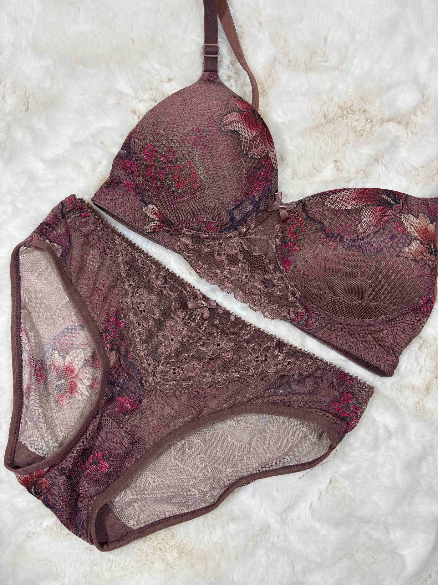 Alies Bra Panty Set Full Coverage Padded Non Wired High Waist Solid 32-40 AL 2184 17/01/26