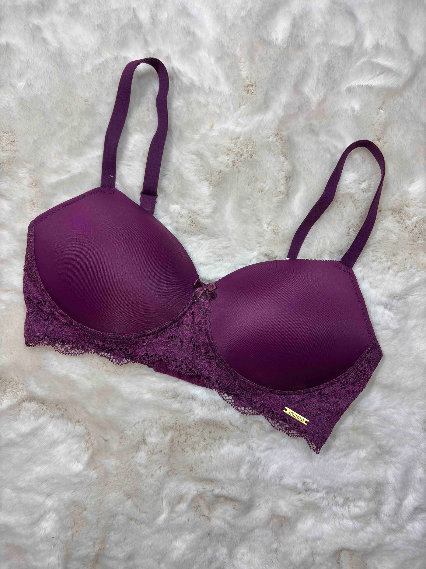 Amante Tshirt Bra Full Coverage Padded Non Wired Solid 32C-42C 28/01/26