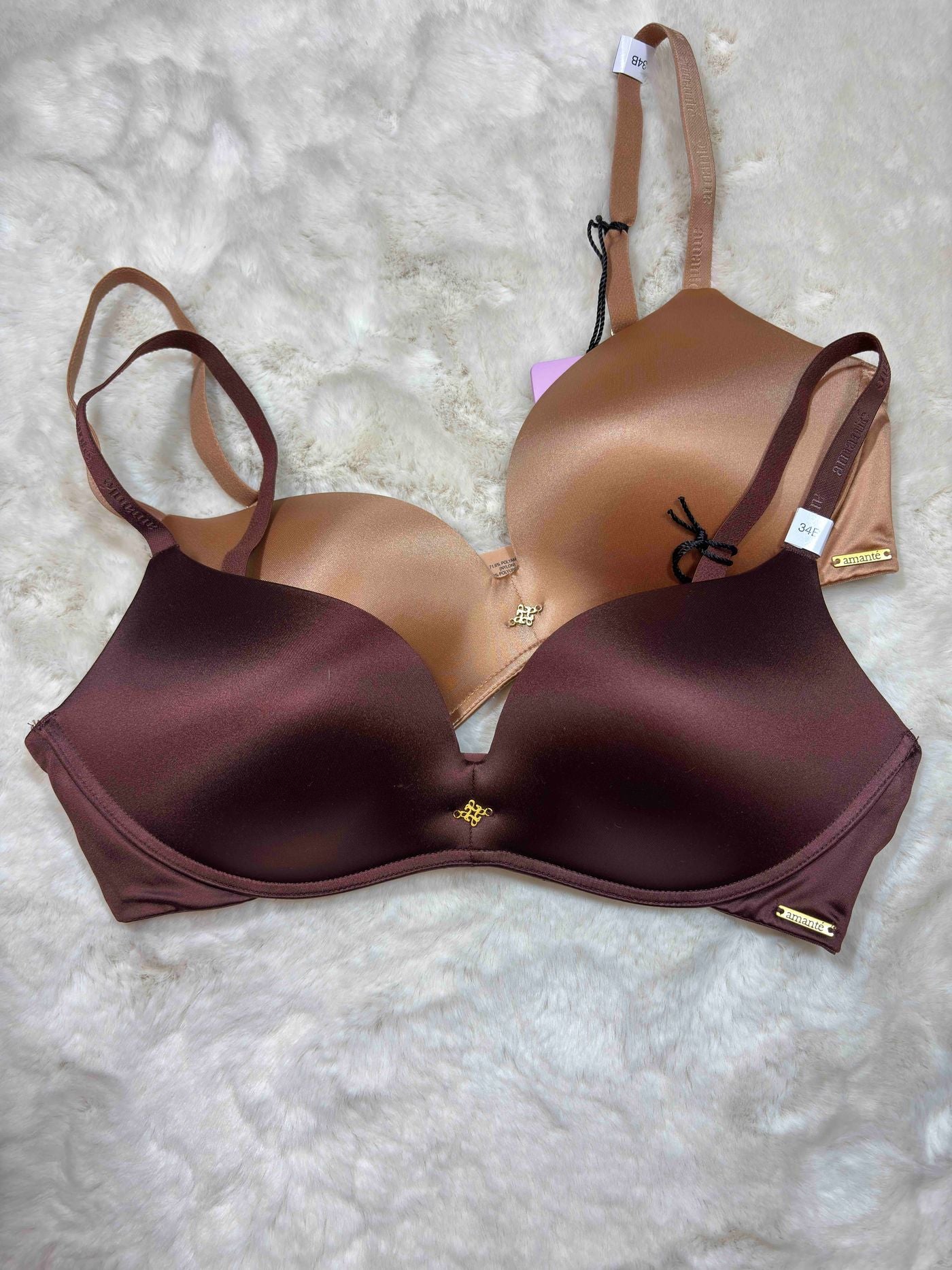 Amante Tshirt Bra Full Coverage Padded Non Wired Solid 32B-40B 19/03/26