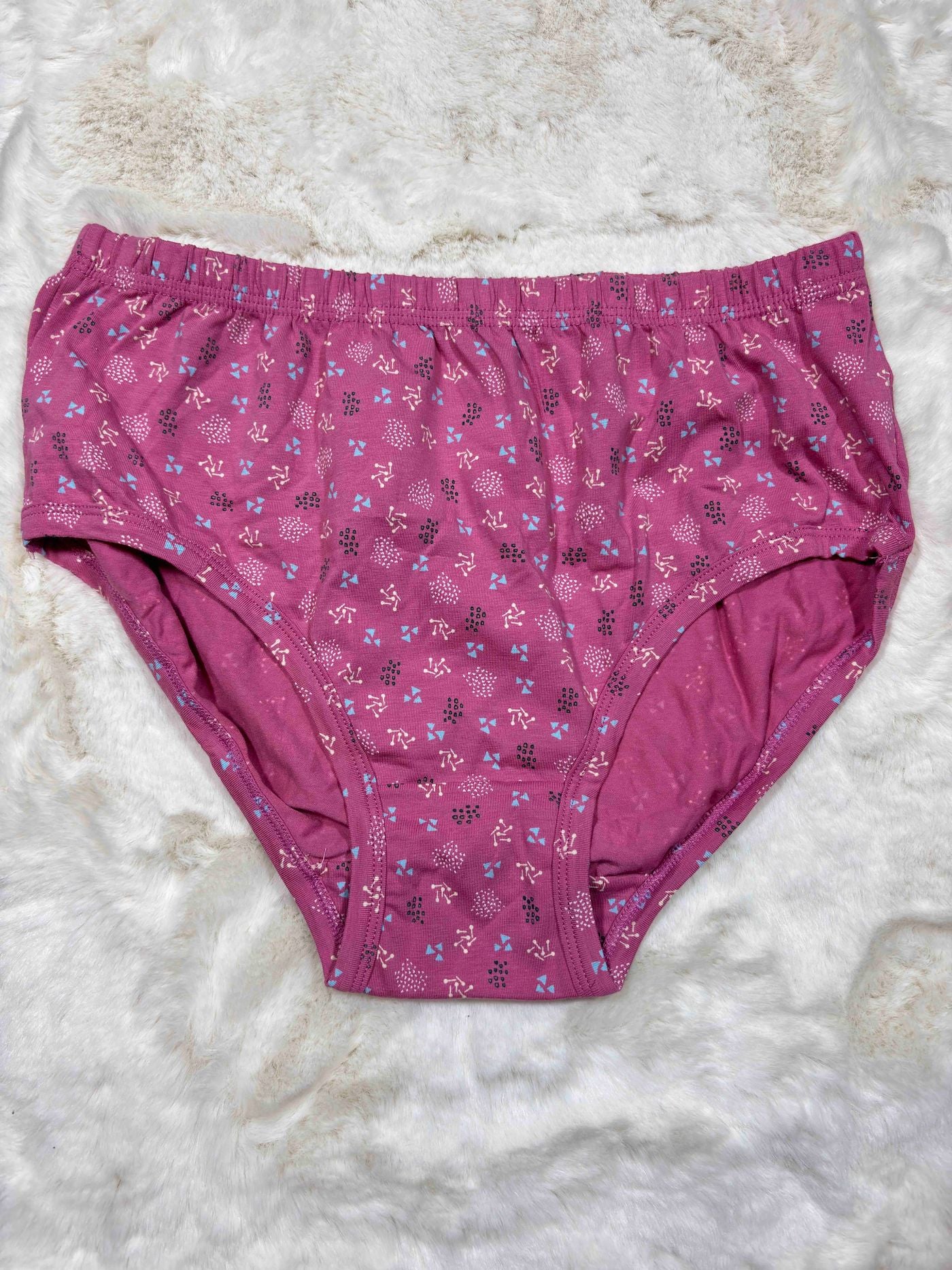 Lady Care Panty Pack Half Coverage Mid Rise Printed Pack Of 7 Freesize 7 Star-4 13/07/25