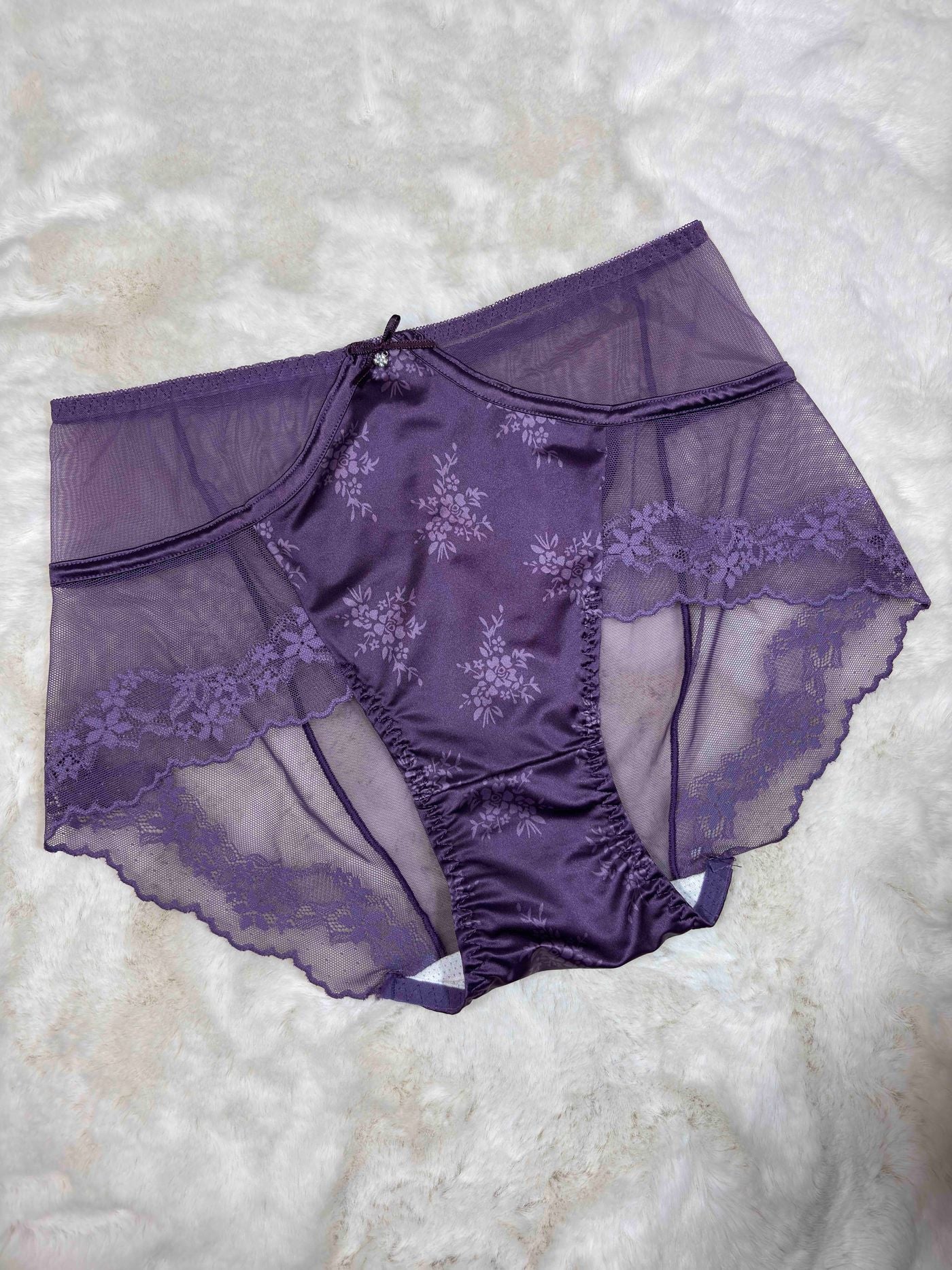 Lace Hipster Full Coverage High Waist Solid S-2XL 28/03/26