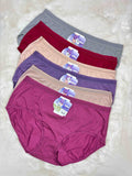 Big Size Hipster Panty Full Coverage High Waist Solid L-3XL 8557 06/12/25
