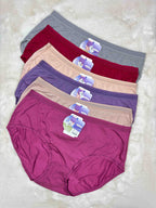 Big Size Hipster Panty Full Coverage High Waist Solid L-3XL 8557 06/12/25