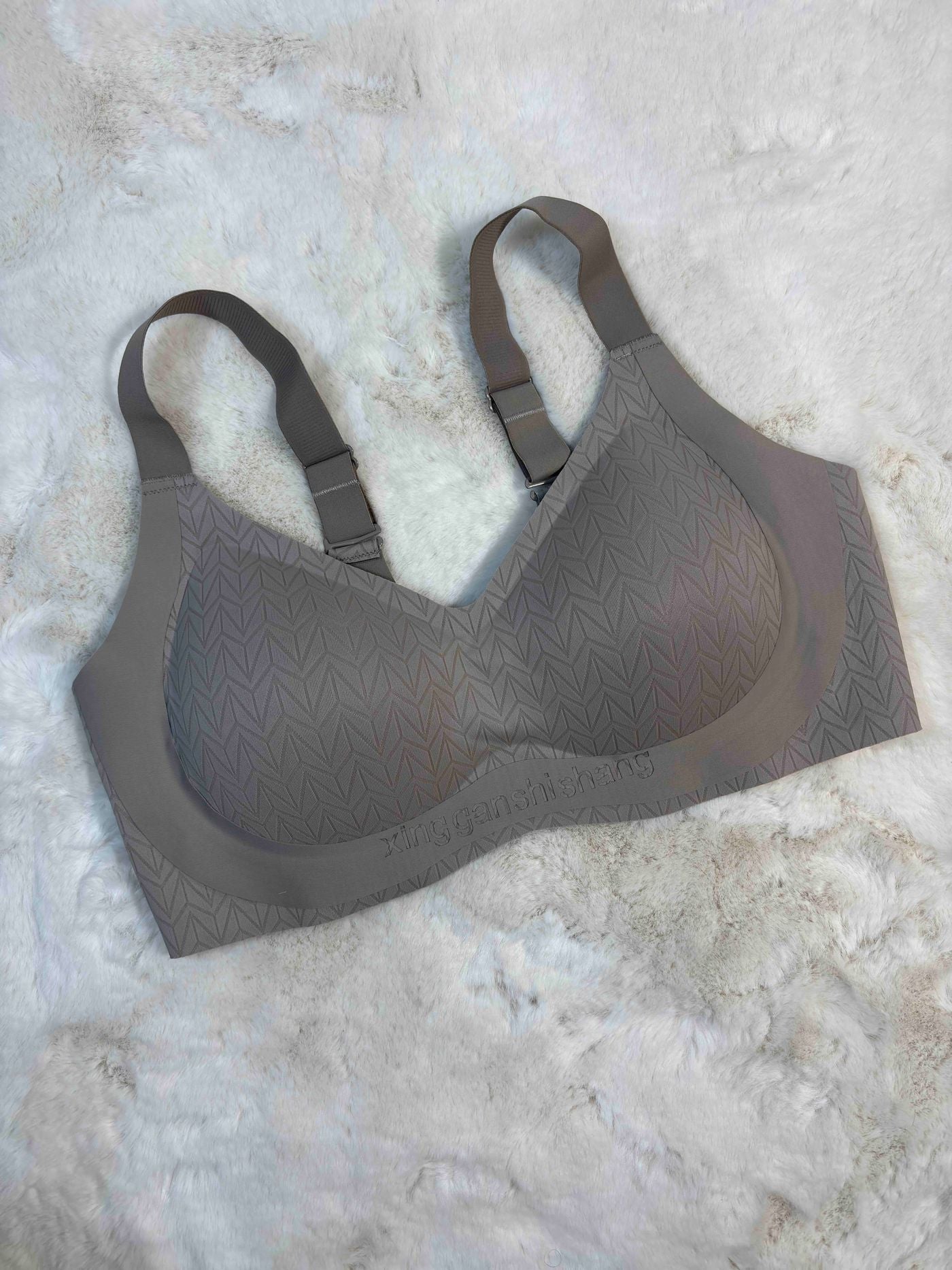 Seamless Bra Full Coverage Padded Non Wired Solid L-5XL 15/01/25