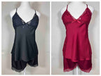 Fu Ni Fang Fancy Lingerie Set Sleeveless Shorts Non Padded Solid Freesize 022328 23/09/25