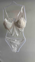 White Fancy Lingerie Corset Freesize 30/11/25