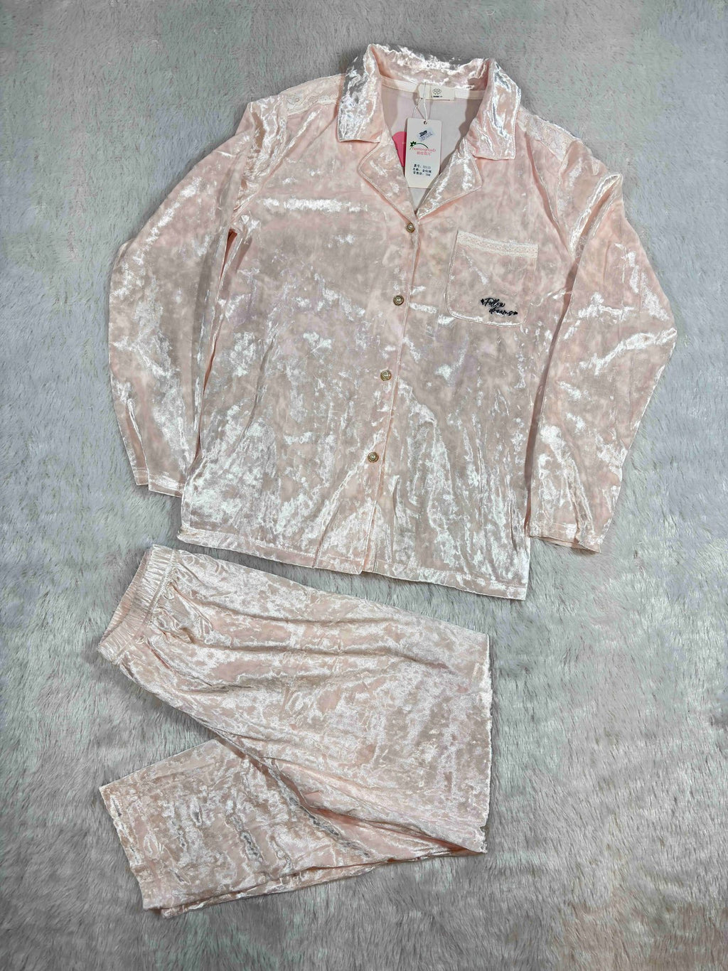 fenhonghuaer-nightsuit-full-sleeves-shirt-full-length-solid-l-xl-32113-29-11-25