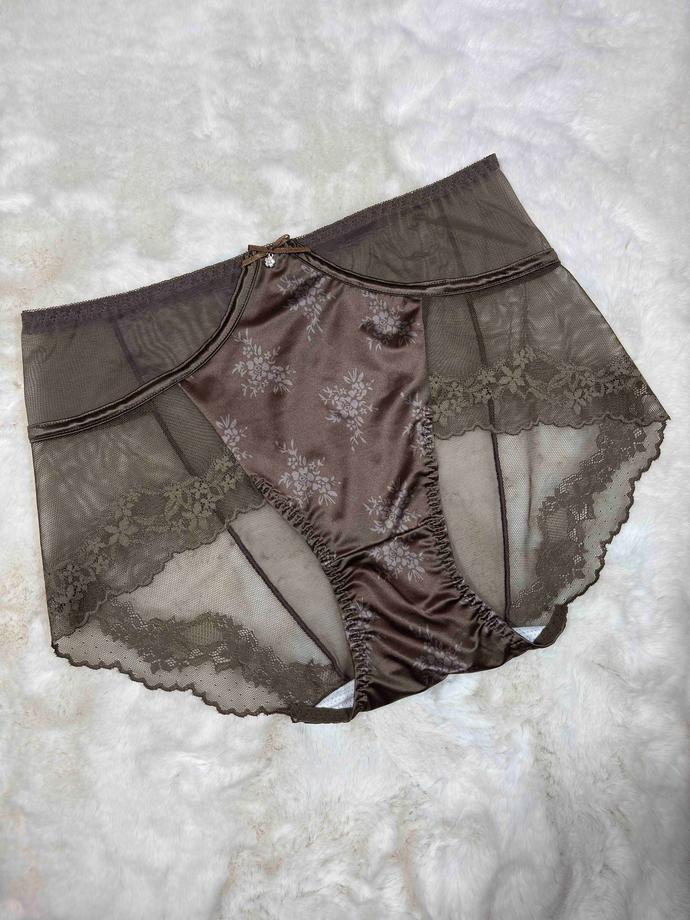 Lace Hipster Full Coverage High Waist Solid S-2XL 28/03/26