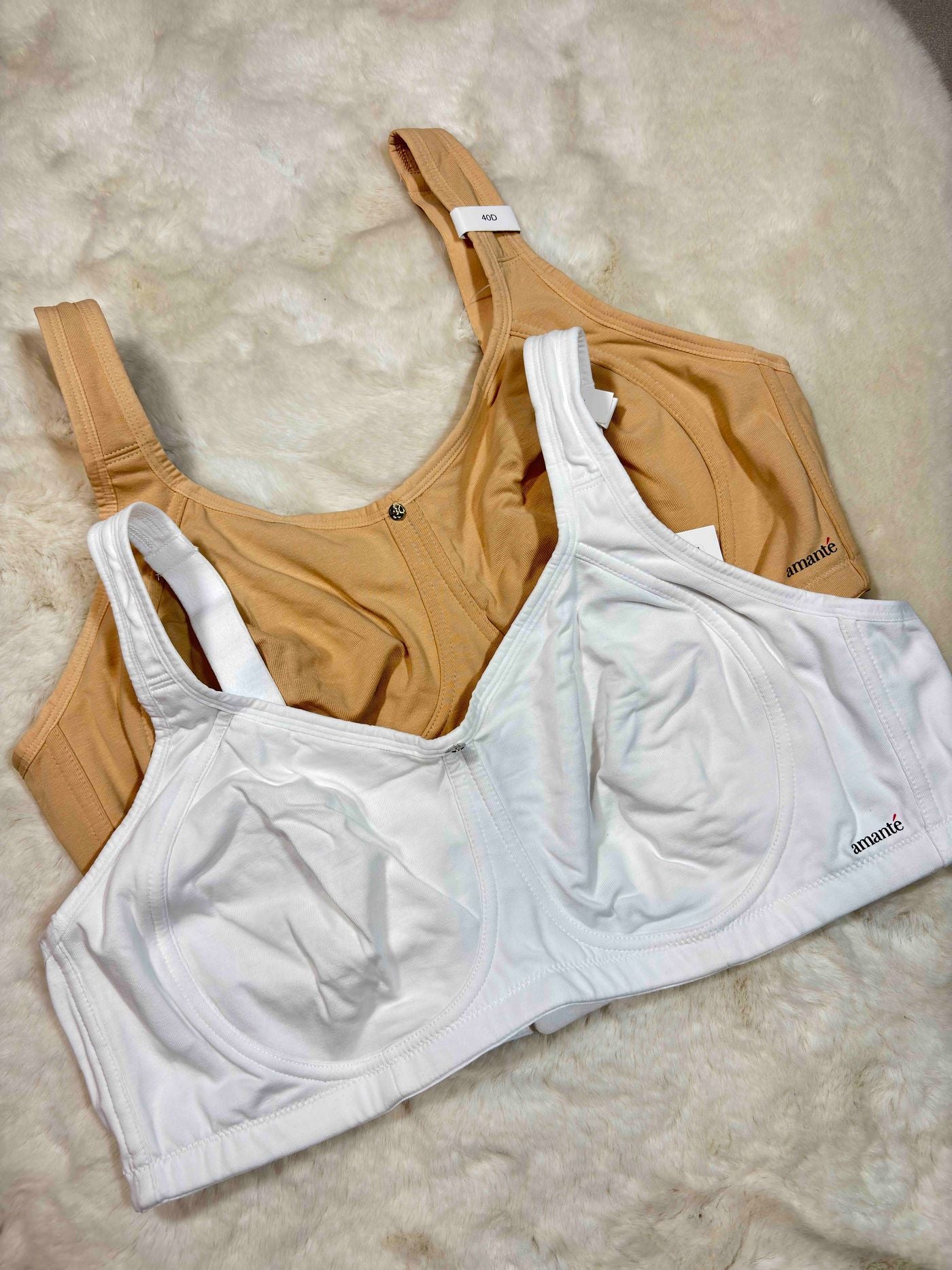 Amante Bigsize Bra Full Coverage Non Padded Non Wired Solid 40D 05/04/26