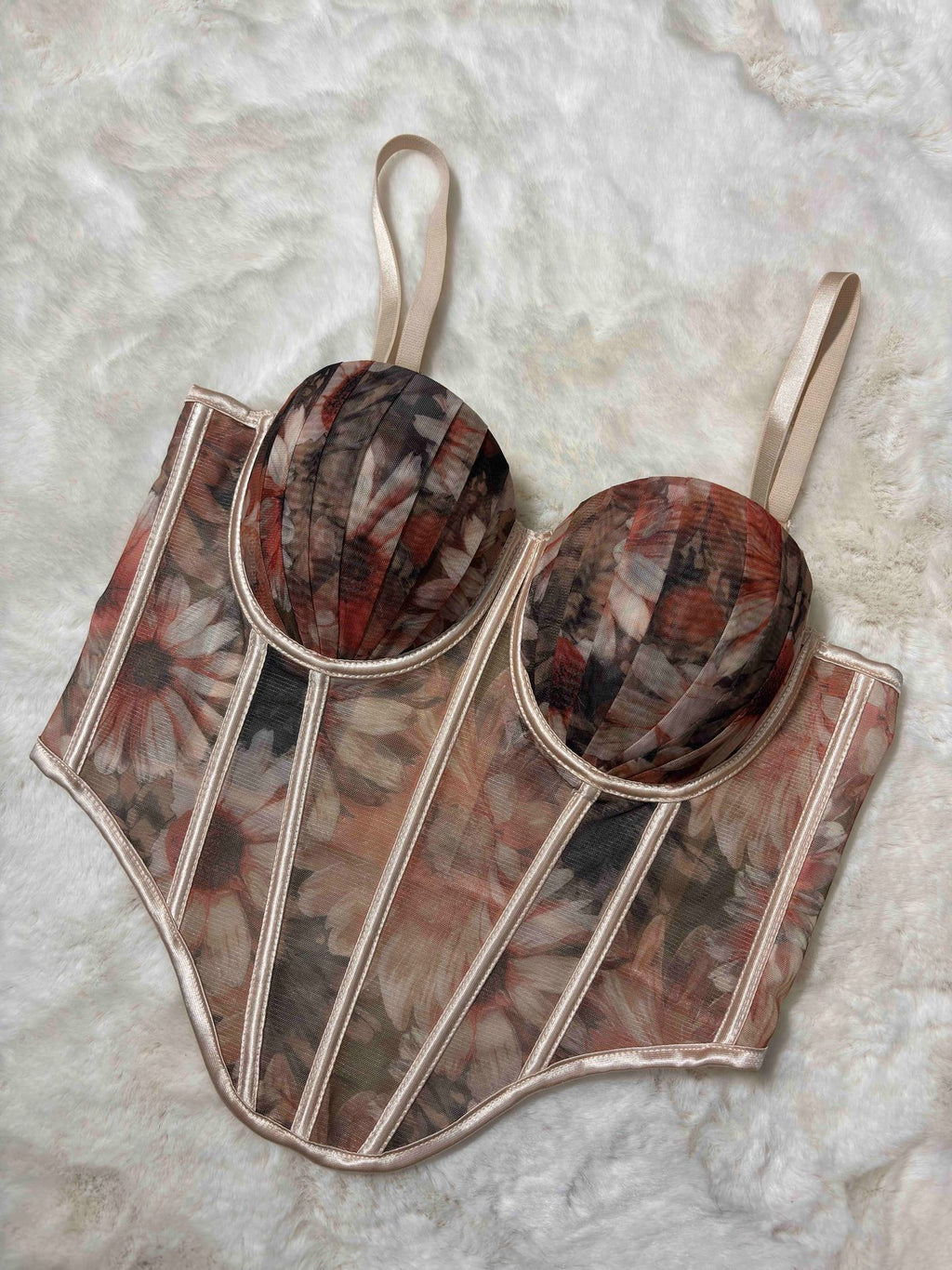 Bralette Full Coverage Padded Wired Printed 38-50 11/01/26