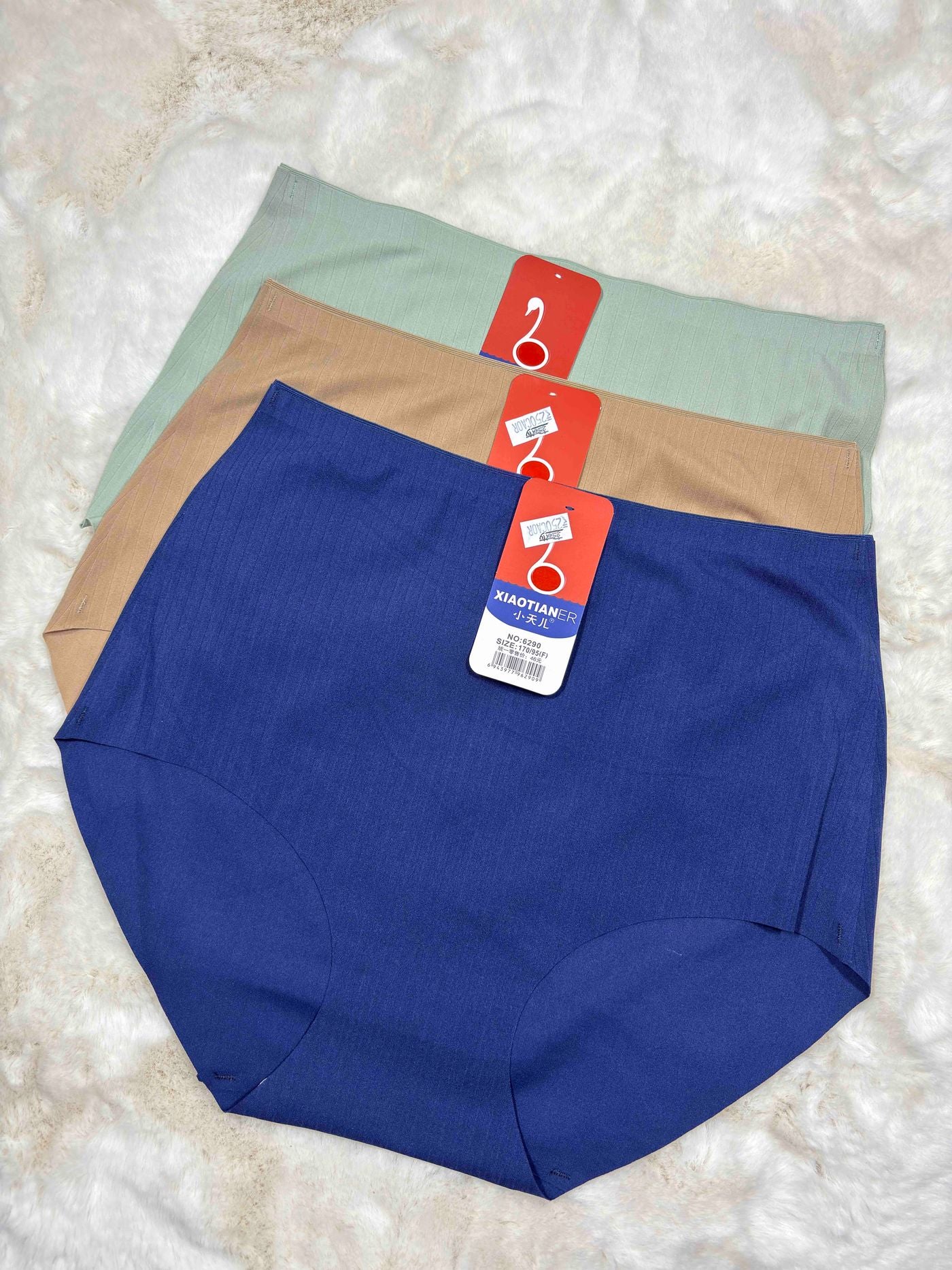 Xiaotainer Hipster Full Coverage High Waist Solid S-XL 6290 05/01/26