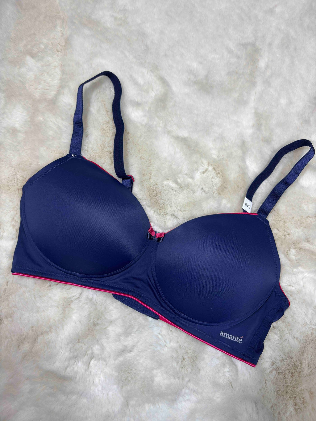 Amante Tshirt Bra Full Coverage Padded Non Wired Solid 32B-38B 24/03/26