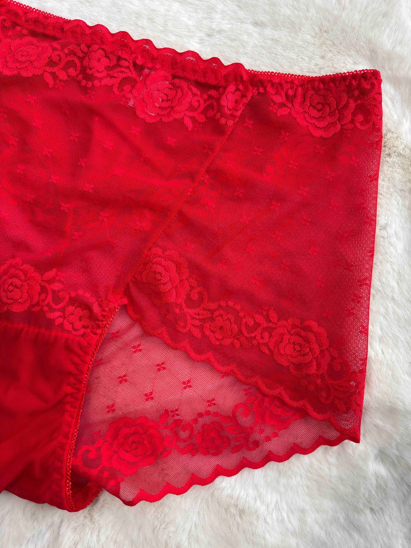 Lacy Hipster Full Coverage High Waist Solid S-2XL 13/02/26