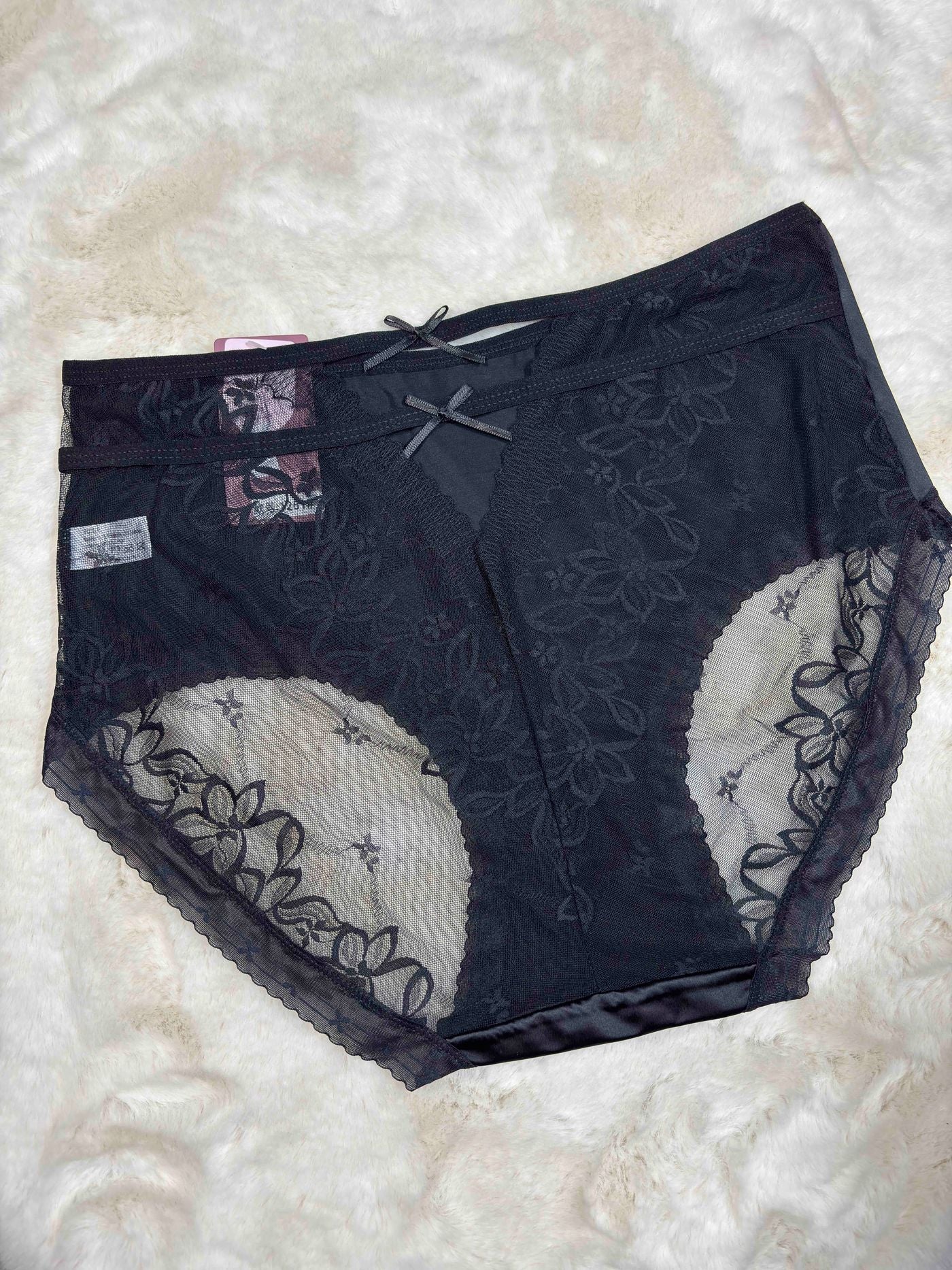 Lace Hipster Full Coverage High Waist Solid S-2XL 28/03/26