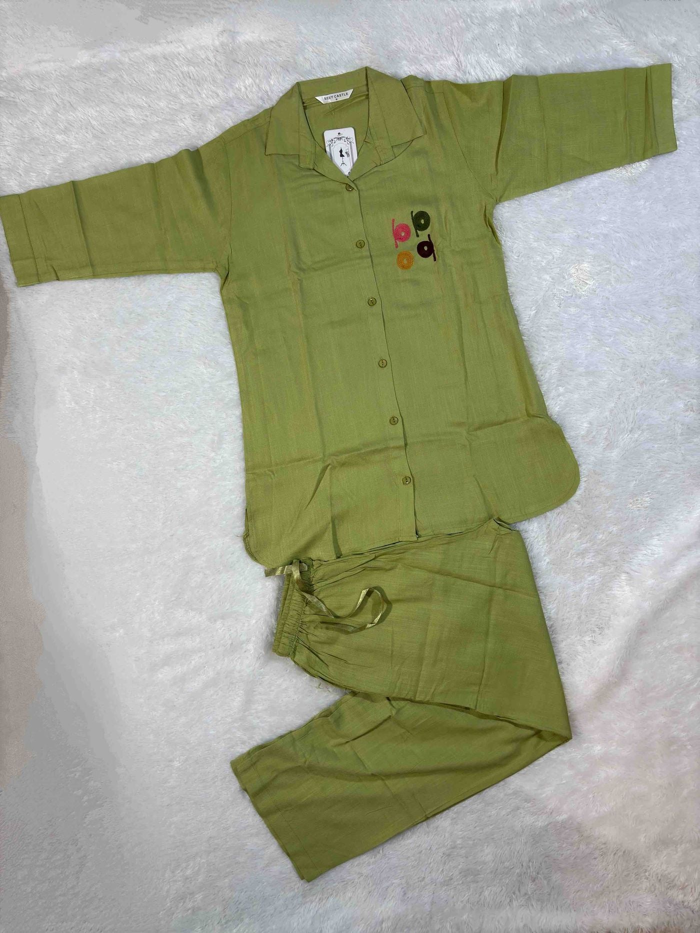 sexy-castle-coord-set-3-4-sleeves-shirt-full-length-solid-s-2xl-24-01-26GV