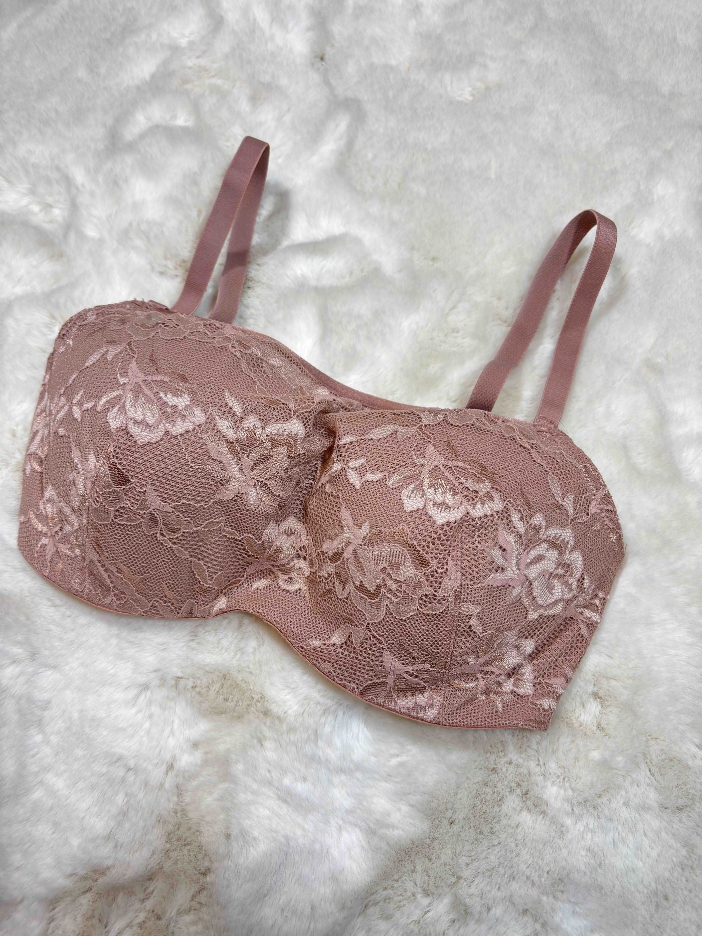 Triumph Lacy Bra Full Coverage Padded Wired Solid 32D-42D 23/02/26