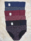 Lady Care Hipster Full Coverage High Waist Printed M-4XL EXT GRIP 19/01/26