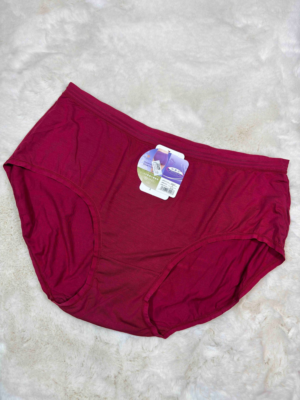 Big Size Hipster Panty Full Coverage High Waist Solid L-3XL 8557 06/12/25