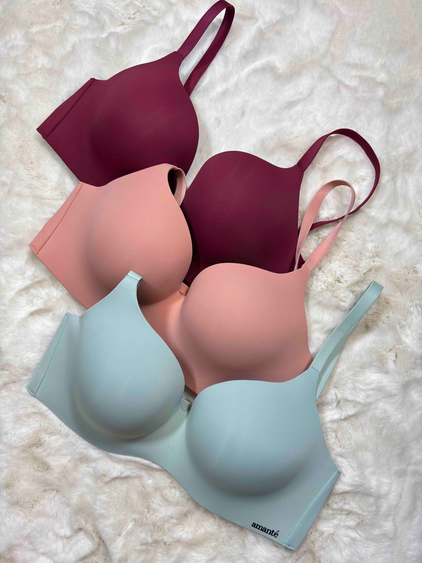 Amante Seamless Bra Full Coverage Padded Non Wired Solid 32C-42C 28/01/26
