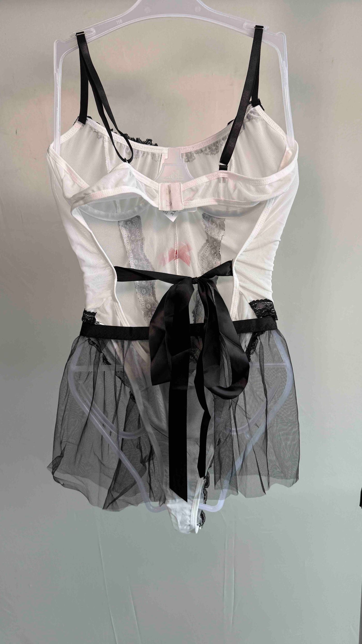 Black White Corset Fancy Lingerie 30/11/25